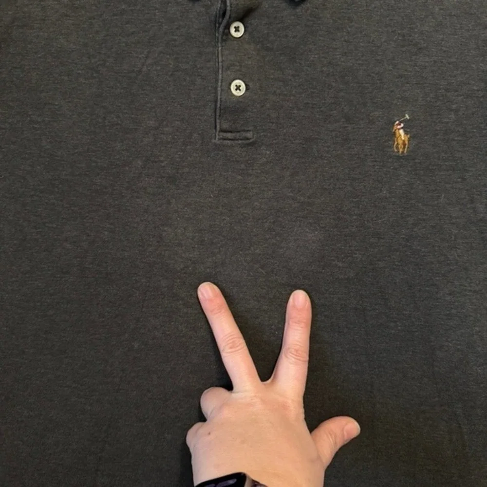 Polo Ralph Lauren Flesh Pony Short Sleeve Navy Golf Polo‎ Size XL Preppy Polos